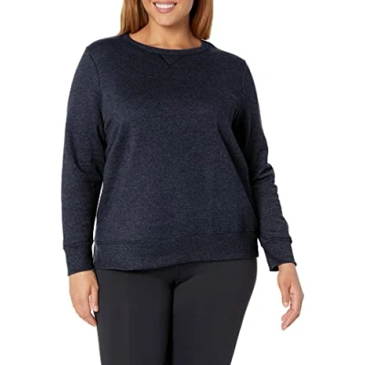 Image of JUST MY Size Women&#039;s Plus V Notch Sweatshirt Blue 16W US/X Largearge
