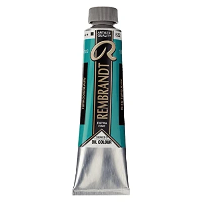 Image of Rembrandt Paint Oil Turq, Turquoise Blue, One Size