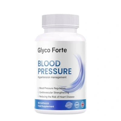 Image of Glyco Forte Blood Pressure &amp; Glucose Support 60 Capsules 1 Month Supply All Natural