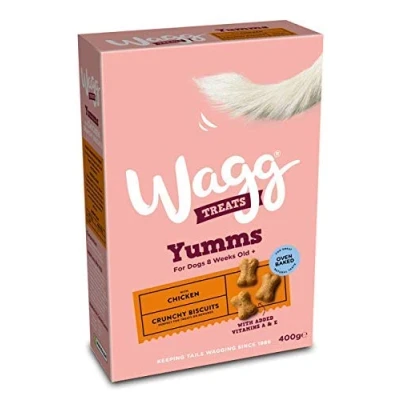 Image of Wagg Mmms Dog Biscuits with Chicken 400gm, Case of 5