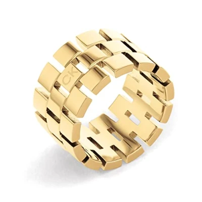 Image of Calvin Klein Women&#039;s GEOMETRIC Collection Ring 35000325D
