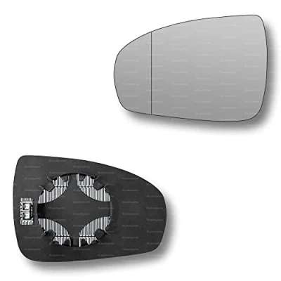 Image of Less4spares Replacement Wing Mirror Glass Left Compatible with Mercedes CLC Class 2008 2011 CLIP ON Passnager Near Side N/S Heated Blind Spot