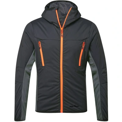 Image of Portwest EV4 Insulated Hybrid Jacket Metal Grey Tall XL