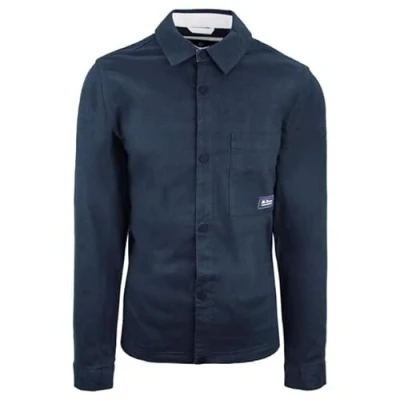 Image of Ben Sherman Overshirt Dark Navy Mens Trucker Shirt Jacket 0065899 025/DNAVY