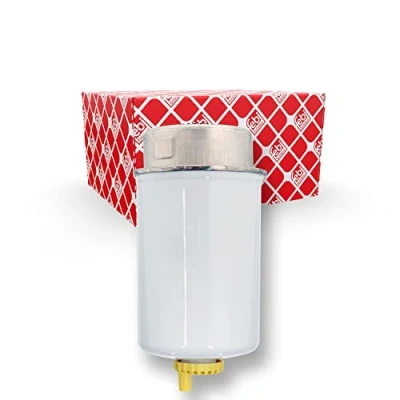 Image of 1712985, 4357951 Fuel Filter FEBI BILSTEIN 101649 In Line Filter, with water drain screw FORD: Transit Mk5 Van, Minibus