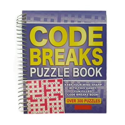 Image of WF Graham Code Breaks Codewords Puzzle Book Spiral Bound Brain Teasers Travel Puzzles with over 300 (4170)