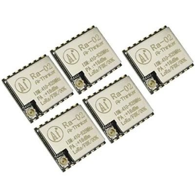 Image of TECNOIOT 5pcs Ra 02 SX1278 433MHz Wireless Serial Port Interface LoRa Spread Ra02