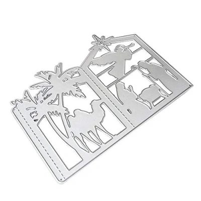 Image of antianzhizhuang Christmas Metal Cutting Dies Stencil DIY Scrapbooking Album Stamp Paper Die Plates