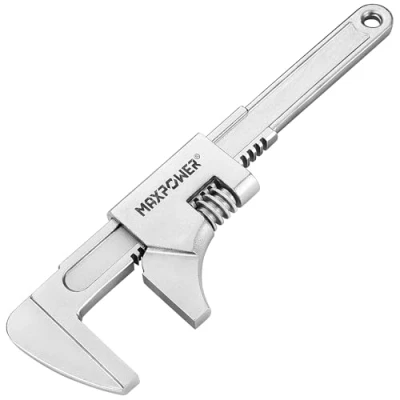 Image of MAXPOWER 11&quot; Auto Wrench, Adjustable Automotive Wrench for Automobiles Construction, Machine Maintenance and Home Repairs