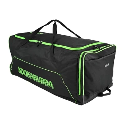 Image of Kookaburra Team Wheelie Cricket Bag Black