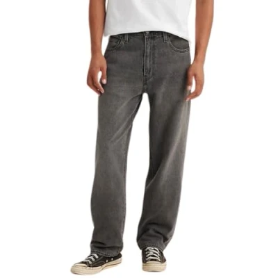 Image of Levis 568® LOOSE STRAIGHT men&#039;s Jeans in Black