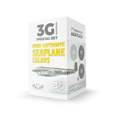 Image of AK Interactive WWII Luftwaffe Seaplane Colors 3Gen Paint Set