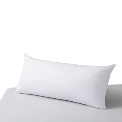 Image of SAVEL Soft Touch Microfibre Silk Pillow with Double Case 105 cm white