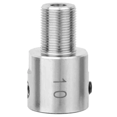 Image of Connecting Rod, M14*1 Chuck Rod Stainless Steel Electric Drill for K01 50/63 K02 Lathe Chuck(10mm*M14*1)