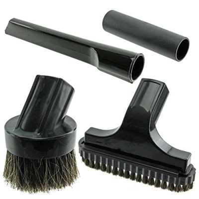 Image of SPARES2GO Mini Brush Stair &amp; Crevice Tool Kit for Numatic Henry Hetty Vacuum Cleaners (32mm)