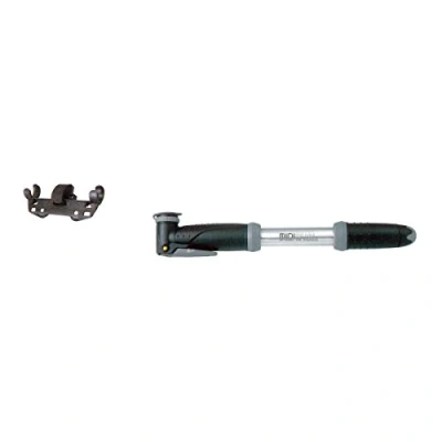 Image of Topeak Mini Dual Pump, Black/Silver, 27.4 x 3.8 1.8 cm