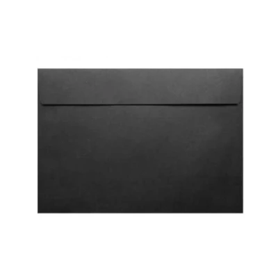 Image of Netuno 100 Black Envelopes DIN C5 162 x 229 mm 120 g Design Large Peel and Seal without Window Coloured Letter Colourful Paper for Invitations
