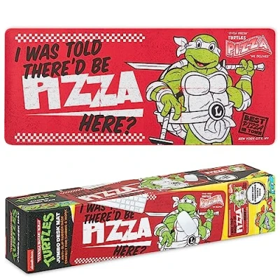 Image of Teenage Mutant Ninja Turtles Desk Mat, Large Mouse Mat 70 x 30 cm Protector PC Laptop Keyboard and Pad Fun Home Office Gadgets Official Merchandise