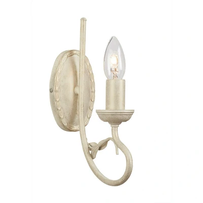Image of Olivia 1 Light Indoor Candle Wall Gold, Ivory, E14