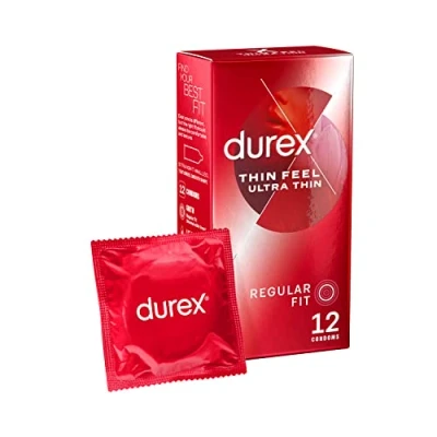 Image of Durex Thin Feel Ultra Condoms 12 pk