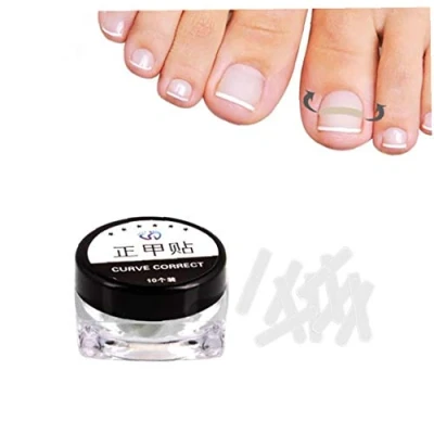 Image of Professional 10Sheet physical Pedicure Ingrown Toenails elastic corrective Patch tool Kit Toenail Fixed Pad Foot care (not include glue)