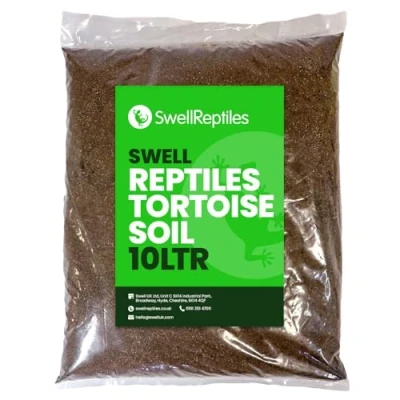Image of Swell Reptiles Tortoise Soil 10 Litre Bag. Burrowing Substrate For Habitat Bedding.