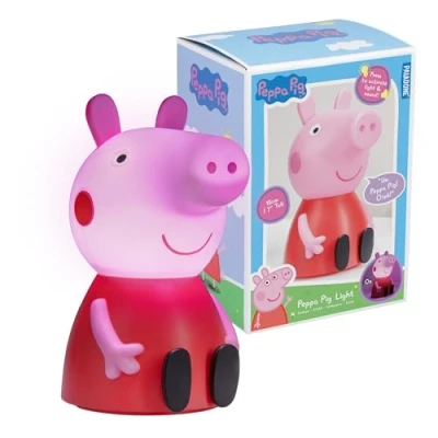 Image of Paladone Peppa Pig Figure Lamp with Sound Officially Licensed Baby Night Light, Kids Bedroom Accessories &amp; Decor