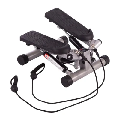 Image of Ultrasport swing stepper, home trainer stepper with training computer, up down for beginners and advanced users, small compact leg butt