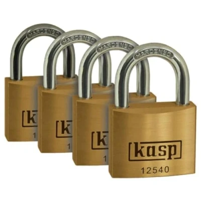 Image of Kasp Premium Brass Padlock 40mm Quad