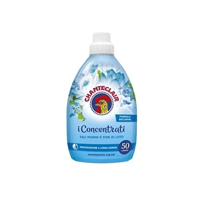 Image of 3X CHANTECLAIR i Concentrati Ammorbidente Sublime Sali Marini e Fior di Loto Sea Salts and Lotus Flowers Softener Fabric Conditioner 1000ml Long Lasting Fragrance 50 Washes Laundry Detergent
