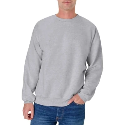 Image of Hanes Mens Of260ultimate Athletic sweatshirts, Light Steel, 3XL UK