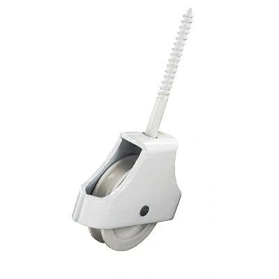 Image of Single Washing Line Screw in Pulley Cord Wheel 45mm