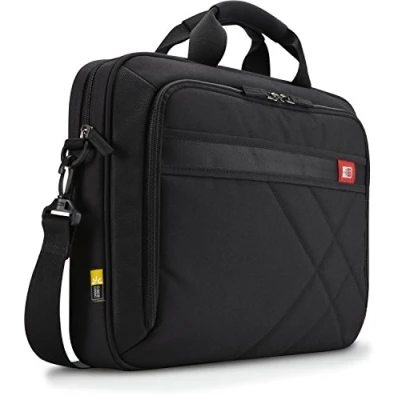 Image of Case Logic DLC 115 Polyester Briefcase for 15.6 Inch Laptop and Tablet Black