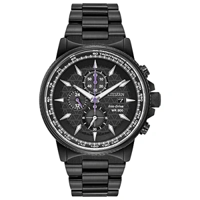 Image of Citizen Eco Drive Men&#039;s Marvel© Black Panther Watch CA0297 52W