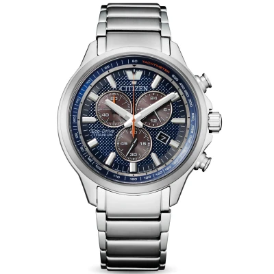 Image of Citizen Men&#039;s Chronograph Eco Drive Watch with Titanium Strap AT2470 85L