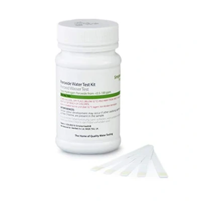 Image of SimplexHealth Peroxide Check Water Test Strips (50 Strips) Testing Levels: 0.5, 2, 5, 10, 25, 50, 100 ppm (mg/l)