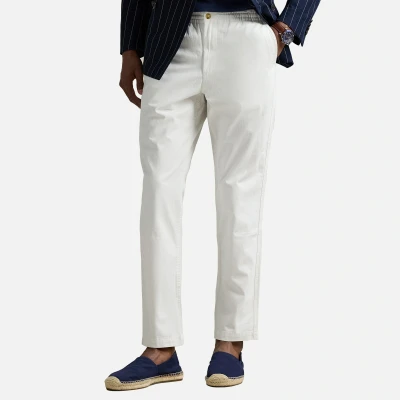 Image of Polo Ralph Lauren FLAT PANT Trousers, Men&#039;s, Size: Large, Deckwash white