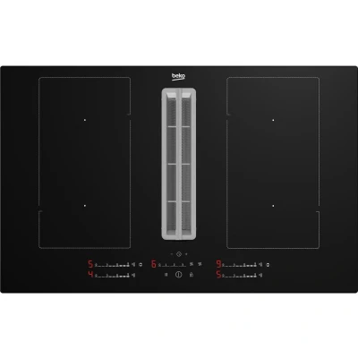 Image of BEKO HIXI84700UP 82 cm Vented Electric Induction Hob Black, Black