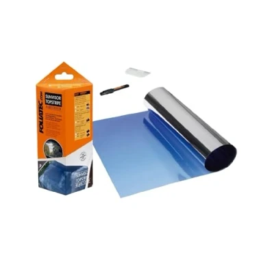 Image of Foliatec Sunvisor Sun filter blue (metalised) 19x150cm