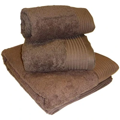 Image of Sue Rossi Ltd 100% Egyptian Cotton Towels 600 GSM Thick Soft Face Hand Bath Towel Sheet XL Super And Colours (Brown, Sheet)
