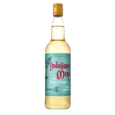 Image of Lindisfarne Elderflower Mead 14 Percent ABV 70 cl Bottle