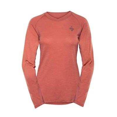 Image of Sweet Protection Hunter Merino Ls Women&#039;s Jersey, womens, 828080, Rosewood, S