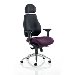 Image of Chiro Plus Ultimate with Headrest Bespoke Colour Seat Tansy Purple