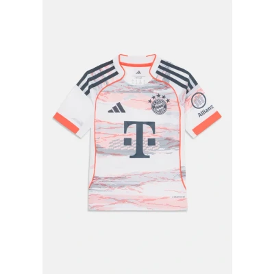 Image of adidas Performance FC Bayern Muenchen Short Sleeve 25/26 AWAY Jersey Unisex Football shirt for kids, Size: 7 8y, White