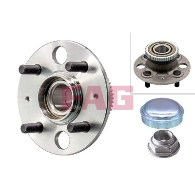 Image of 42200S5AJ01, 42200S5AJ01WB Wheel bearing kit FAG 713 6178 10 Photo corresponds to scope of supply 138,7mm HONDA: CIVIC 7 Hatchback, Coupe