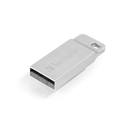 Image of Verbatim Executive USB stick metal 32 GB I 2.0 memory for laptop notebook ultrabook TV car stereo data including key ring silver