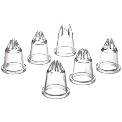 Image of Matfer Bourgeat Piping Tube Set Fluted (Pack of 6)