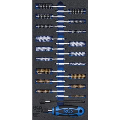 Image of BGS 4043 Tool Tray 1/3: Brush Assortment 20 pcs.