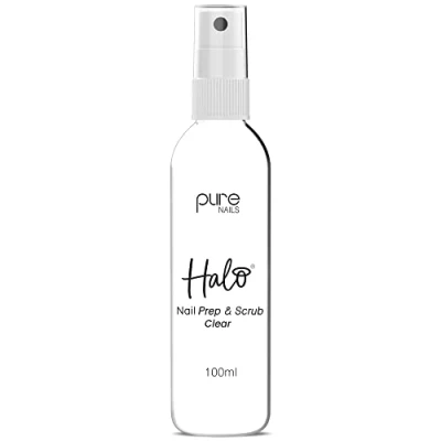 Image of Pure Nails Halo Prep &amp; Scrub Clear Nail Dehydrator (100ml)