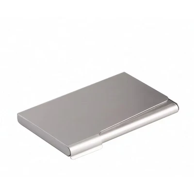 Image of Durable 2415/23 Aluminium Business Card Box/Holder/Case Silver
